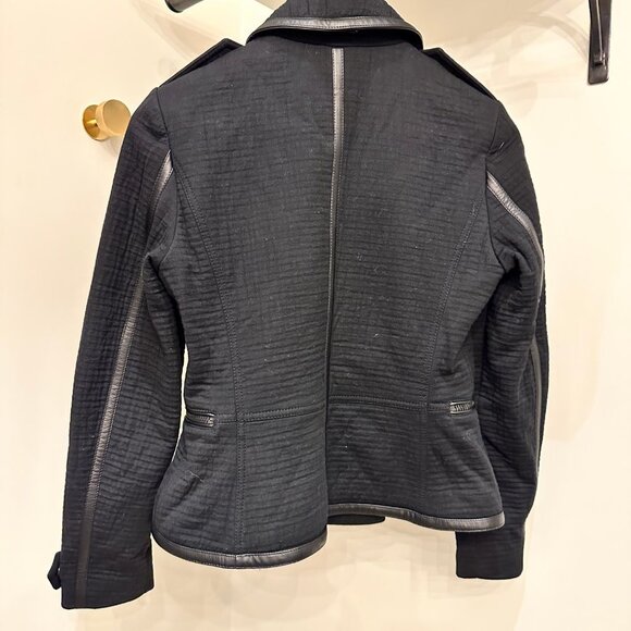 Burberry Brit Moto Jacket US 4 - Picture 6 of 14